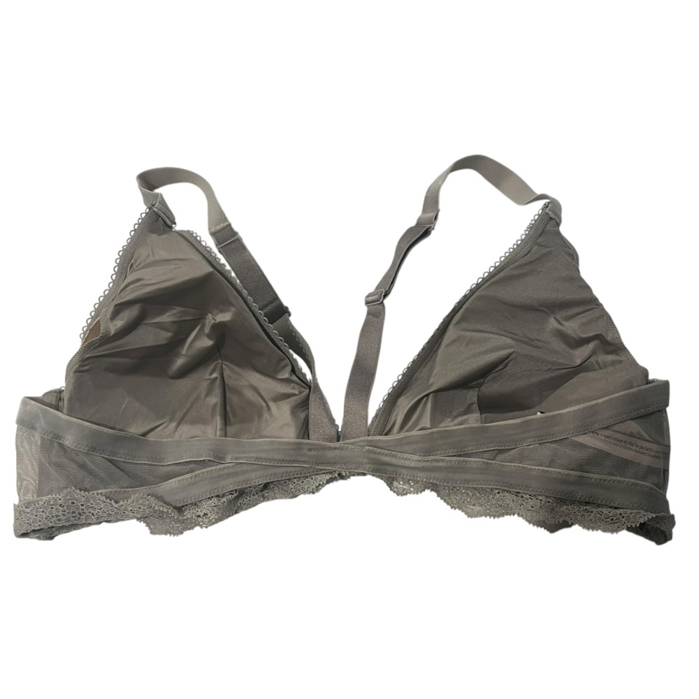 Victoria’s Secret XL front clasp grey lace bralette EUC - Picture 12 of 13